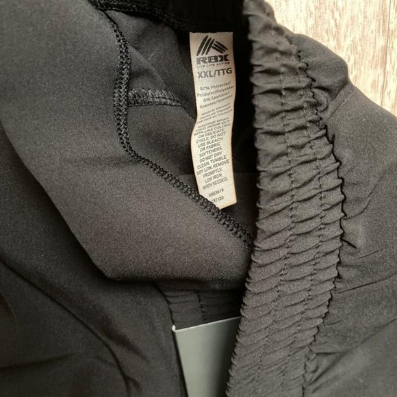 NWT MSRP $68 RBX Women Stretch Woven Jogger Pants w/Zipper Pocket Black Size 2XL - Picture 4 of 4